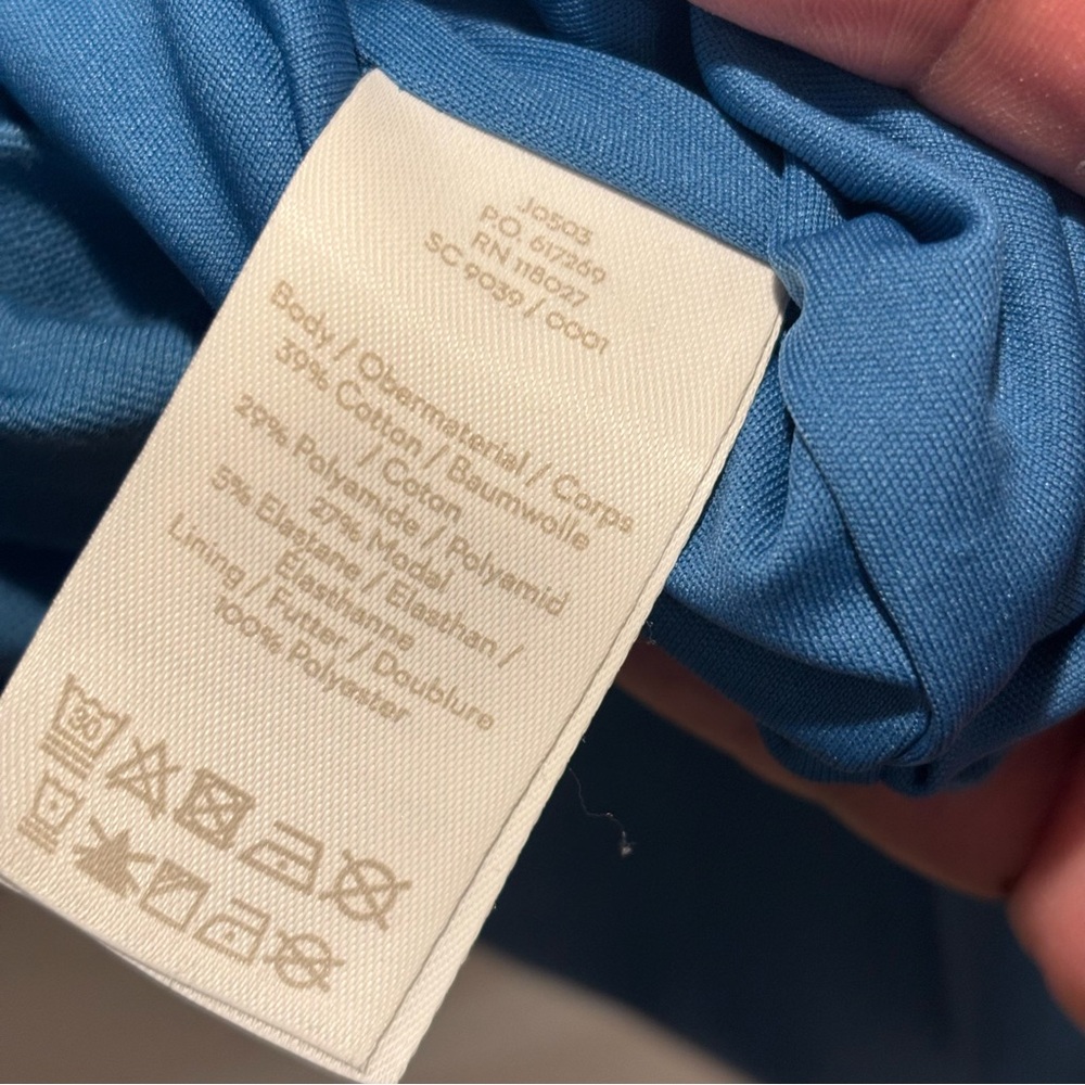 NWT Boden | Jessica Ponte Midi Sheath Tie Waist Dress  Agean Blue | size 4 - Picture 14 of 16